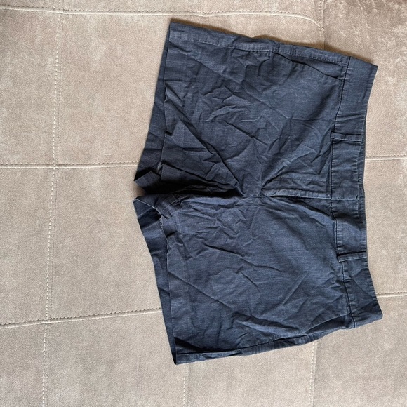 Ann Taylor Factory Blue Jean Shorts Cotton Blend - Picture 3 of 8